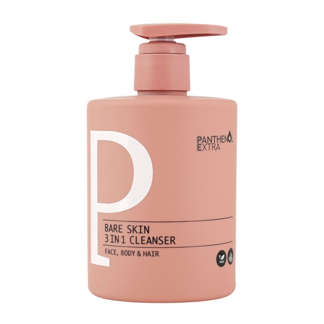 Panthenol Extra Bare Skin 3in1 Cleanser Γυναικείο Αφρόλουτρο & Σαμπ...