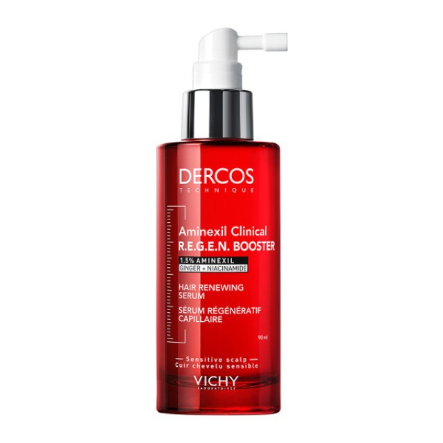 VICHY DERCOS Aminexil Clinical R.E.G.E.N. BOOSTER - Τριχόπτωση - Ορός Ενδυνάμωσης Μαλλιών - 90ml