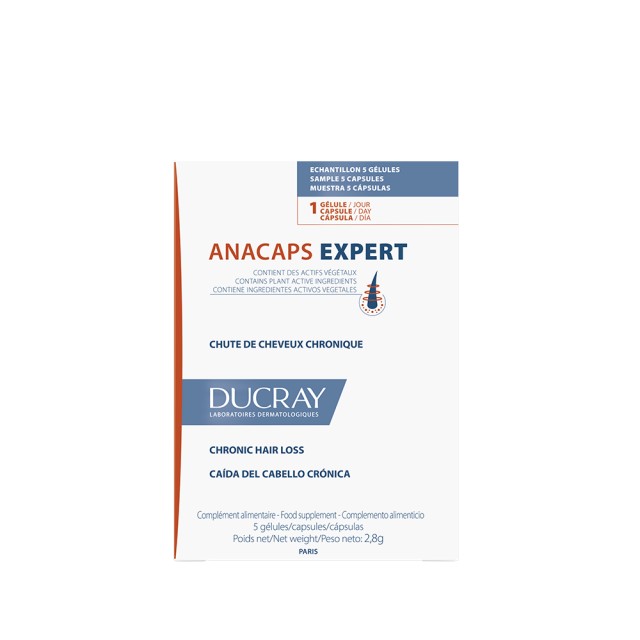 Ducray Anacaps Expert Συμπλήρωμα Διατροφής κατάλληλο για Χρόνια Τρι...