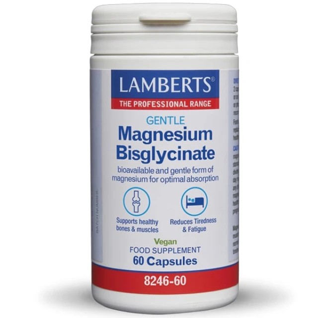 Lamberts Gentle Magnesium Bisglycinate Συμπλήρωμα Διατροφής με Δισγ...