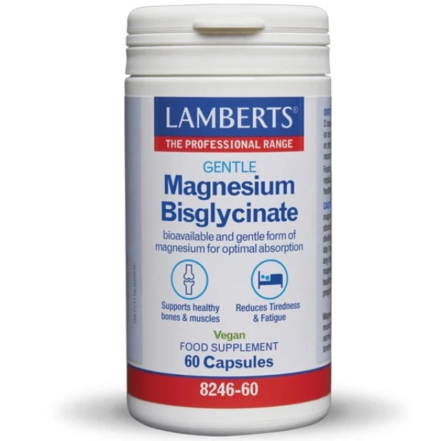 Lamberts Gentle Magnesium Bisglycinate Dietary Supplement with Tablets...