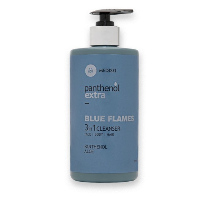 Panthenol Extra Blue Flames 3in1 Ανδρικό Καθαριστικό, 500ml