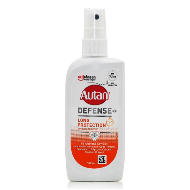 Autan Defense+ Spray Long Protection Εντομοαπωθητικό Σπρέι Κατάλληλη και για Παιδιά, 100ml