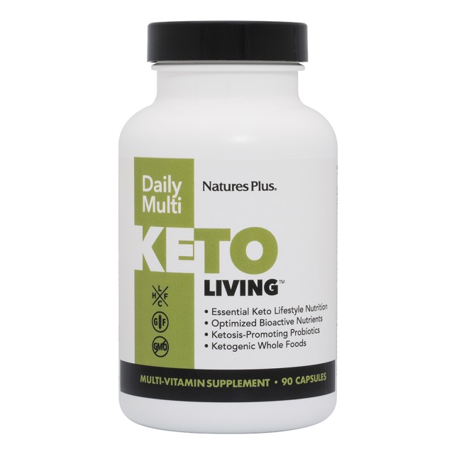 Natures Plus Ketoliving Daily Multi Vcaps, 90 Φυτικές Κάψουλες