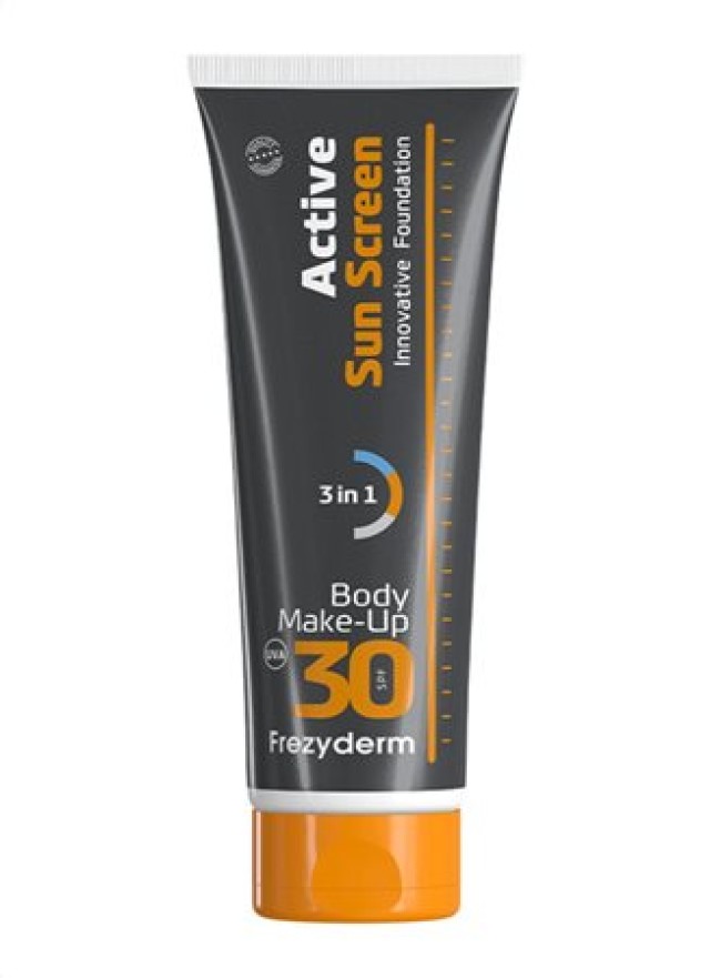 Frezyderm Active Sun Screen Body Foundation SPF30 Αντηλιακό Make Up Σώματος 75ml