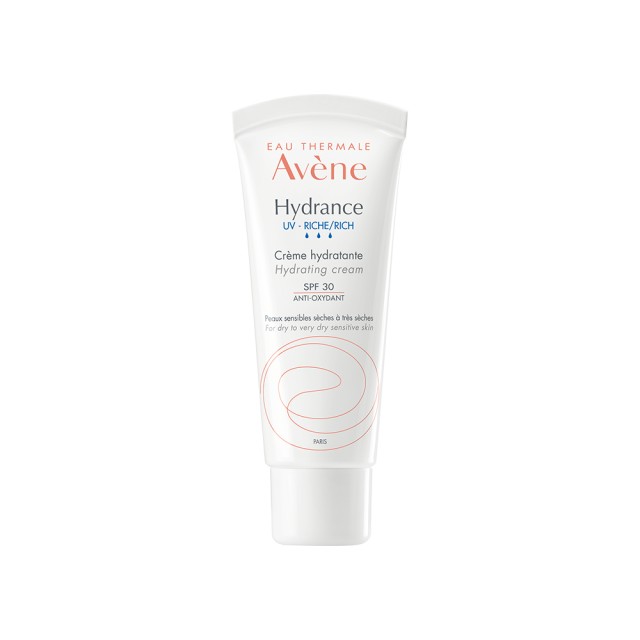 Avene Hydrance UV Rich Cream SPF30 Ενυδατική Κρέμα Προσώπου, 40ml
