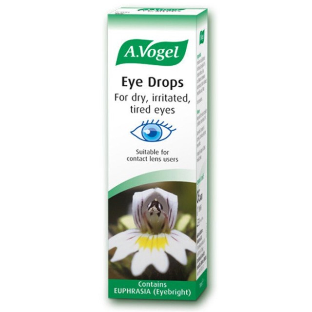 Vogel Eye Drops (Collyre) Κολλύριο με Ευφράσια και Υαλουρονικό Οξύ, 10ml