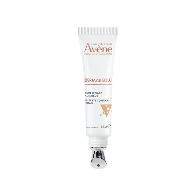 Eau Thermale Avène Dermabsolu Filler Eye Contour Cream Κρέμα ματιών για ρυτίδες, μαύρους κύκλους και σακούλες, 15ml