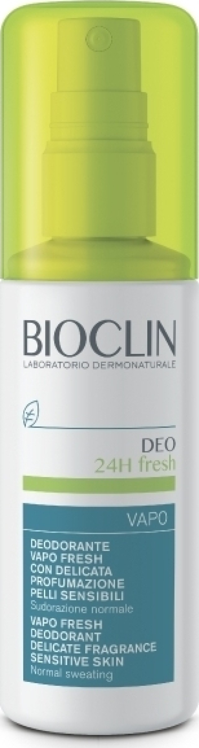 Bioclin Deo 24H Vapo Spray Fresh Αποσμητικό Spray για Κανονική Εφίδρωση 100ml, 1 τεμάχιο