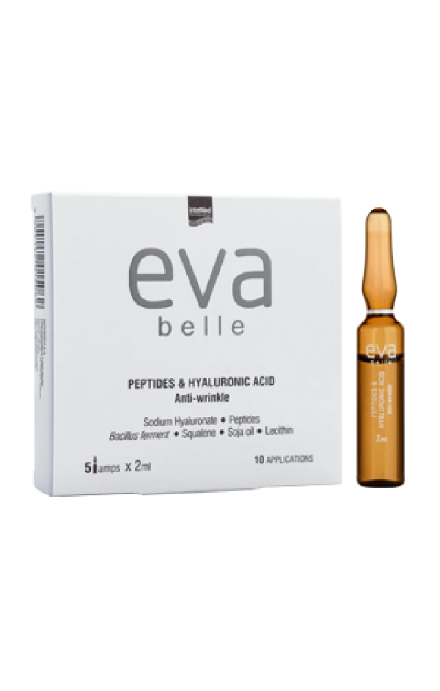 Eva Belle PEPTIDES & HYALURONIC ACID Ampoules for Treating Fine Lines...