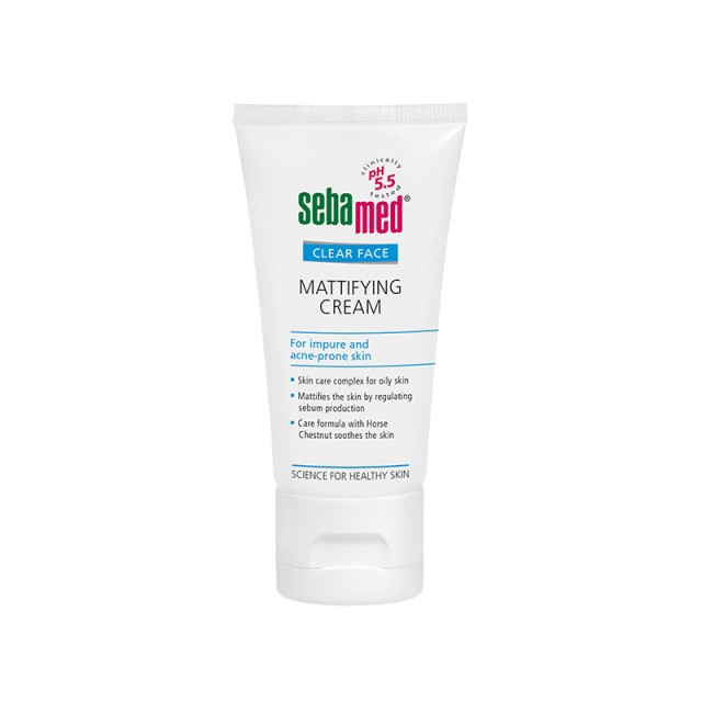 Sebamed Clear Face Mattifying Cream για Ρύθμιση του Σμήγματος, 50ml
