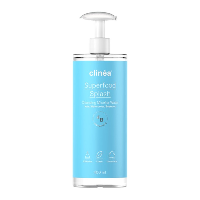 Clinéa Superfood Splash Νερό Καθαρισμού Micellar, 400ml