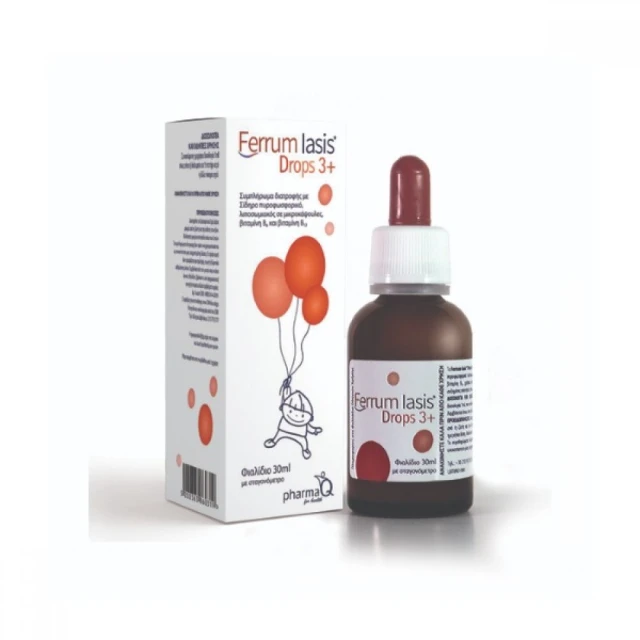 Pharma Q Ferrum Iasis Drops 3+ Dietary Supplement for Iron Deficiency...
