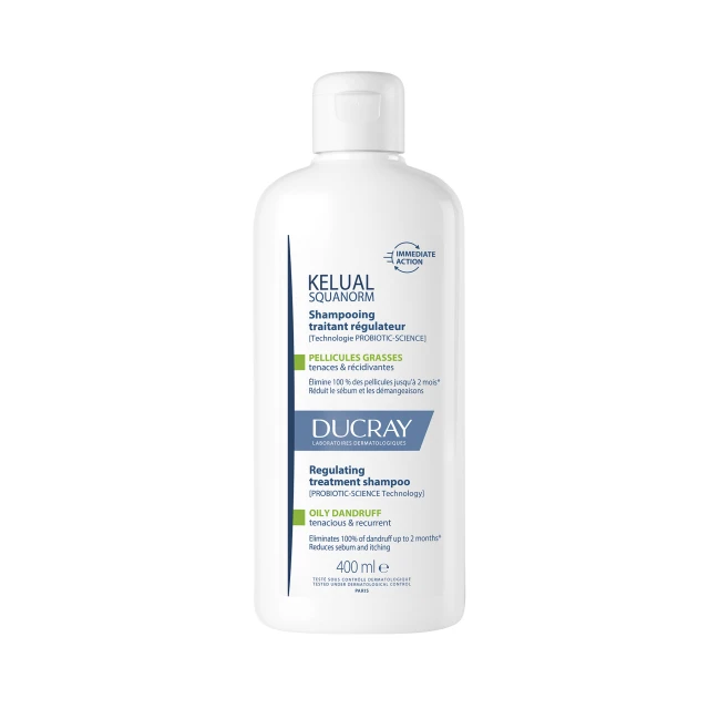 Ducray Kelual Squanorm Oily Dandruff Shampoo Regulating Shampoo The...