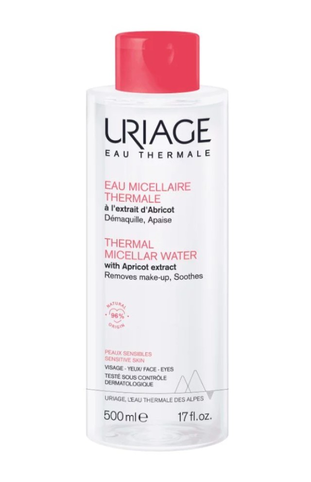 Uriage Eau Thermal Νερό Micellar Καθαρισμού Προσώπου & Ματιών για Ευαίσθητο Δέρμα, 500ml