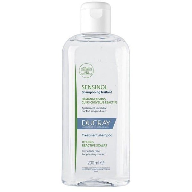 Ducray Sensinol Physio-Protective Treatment Shampoo Σαμπουάν γα το Ευαίσθητο Τριχωτό Κεφαλής, 200ml