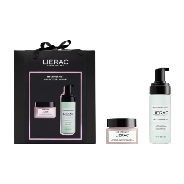 Lierac Set Hydragenist The Rehydrating Radiance Cream 50ml + The Cleansing Foam 150ml