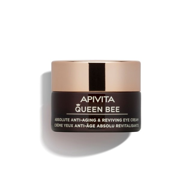 Apivita Queen Bee Absolute Anti-Aging & Reviving Eye Cream Κρέμα Ματιών Απόλυτης Αντιγήρανσης & Αναζωογόνησης, 15ml