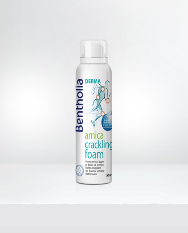 Bentholia Arnica Crackling Foam Αφρός με Άρνικα και Μενθόλη, 150ml