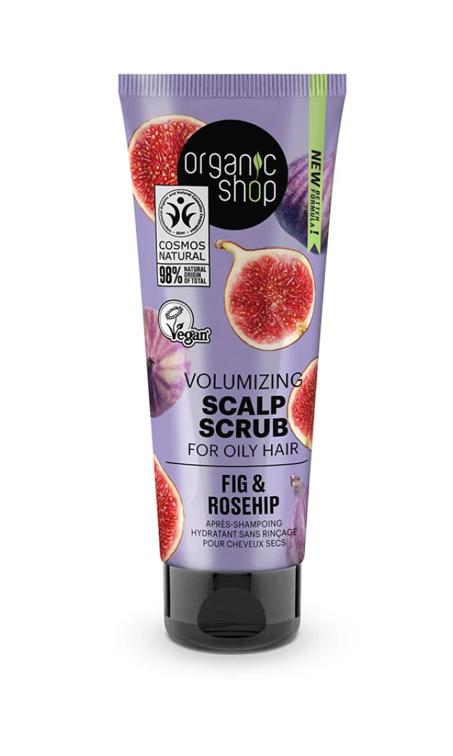 Natura Siberica Organic Shop Scalp Exfoliant for Volume for Oily...