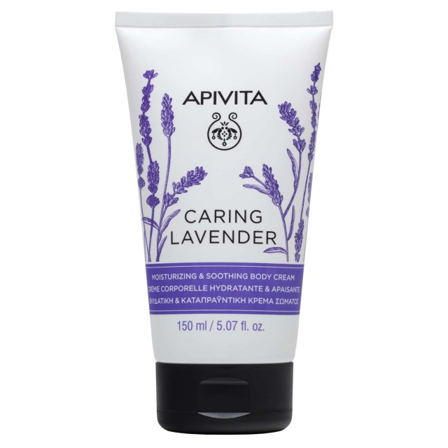 Apivita Caring Lavender Ενυδατική & Καταπραϋντική Κρέμα Σώματος, 150ml
