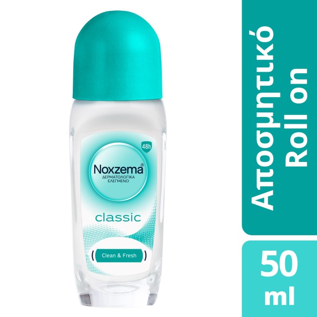 Noxzema Deo Roll On Classic Αποσμητικό 48h 50ml