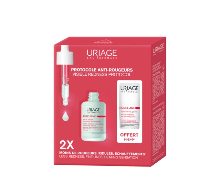 Uriage Promo Roseliane Visible Redness-Neutralizing Smoothing Serum...