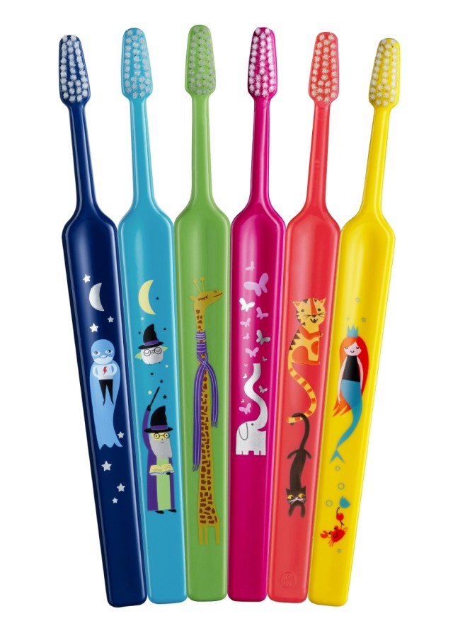 Tepe Οδοντόβουρτσα Kids Zoo 3 Ετών+ Χρώμα:Φούξια 1 Τεμάχιο