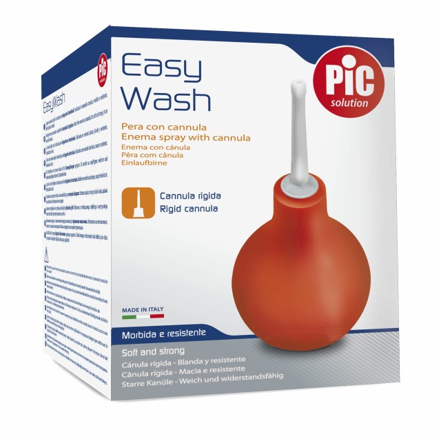 Pic Easy Wash Πουάρ Φούσκα Για Κλίσμα Με Σωλήνα N4 140ml 1 Τεμάχιο