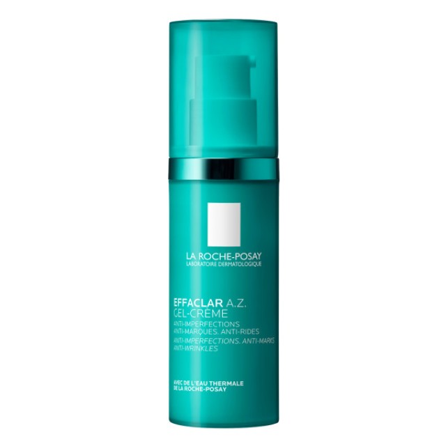 La Roche Posay Effaclar A.Z. Gel Cream Κρέμα κατά των Ατελειών, των Σημαδιών και της Γήρανσης, 40ml