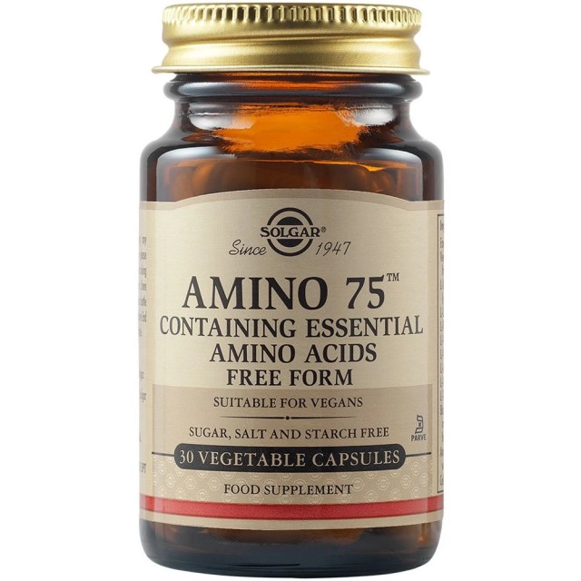 Solgar Amino 75 Συμπλήρωμα Διατροφής Συμπλήρωμα Διατροφής με τα Βασ...