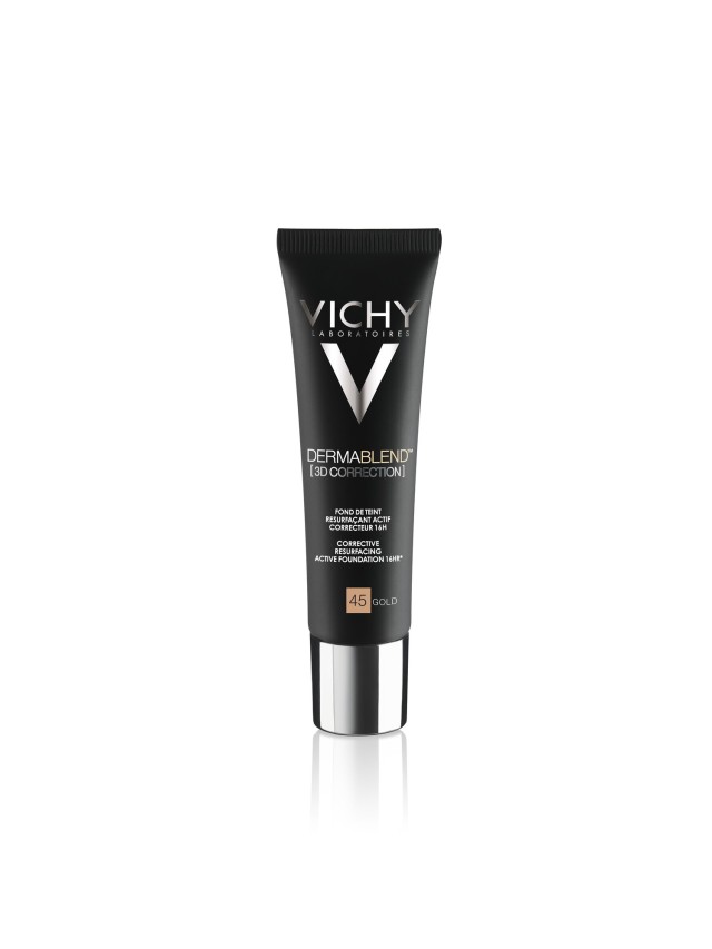Vichy Dermablend 3D Correction 45 Gold Καλυπτικό & Διορθωτικό Make-up SPF25 30ml