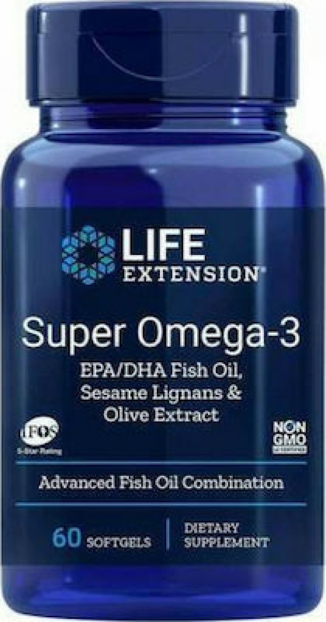 Life Extension Super Omega 3 EPA/DHA, 60 Μαλακές Κάψουλες