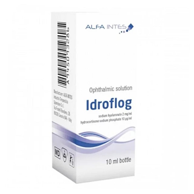 Alfa Intes Idroflog Οφθαλμικές Σταγόνες για Ξηροφθαλμία, 10ml