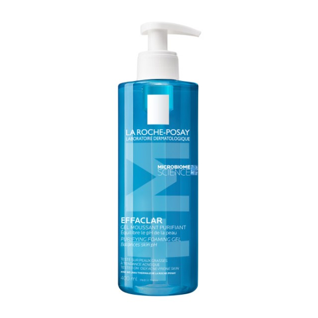 La Roche-Posay Effaclar Purifying Foaming Gel Καθαρισμού Για Το Λιπαρό Δέρμα Με Τάση Ακμής, 400ml