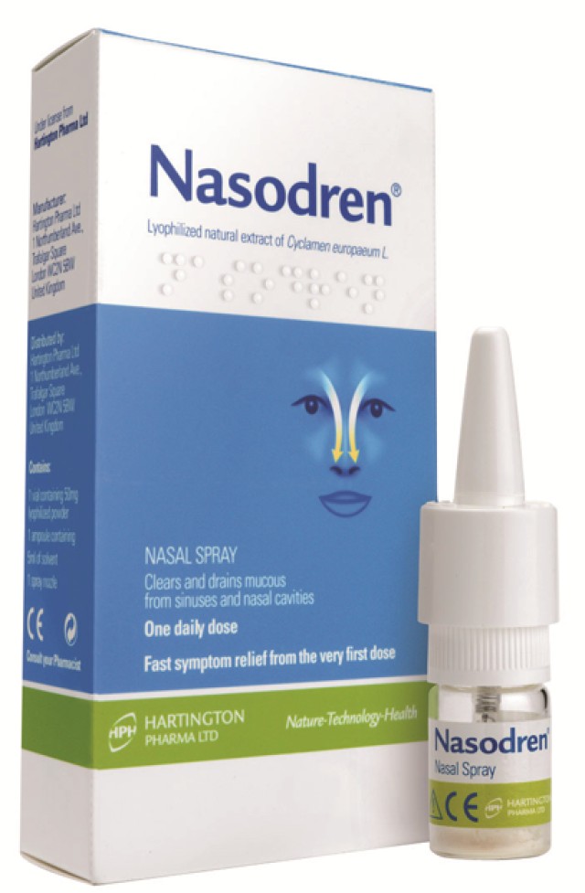 Pharmaq Nasodren Νasal Spray Αποσυμφορητικό Μύτης, 50 ml
