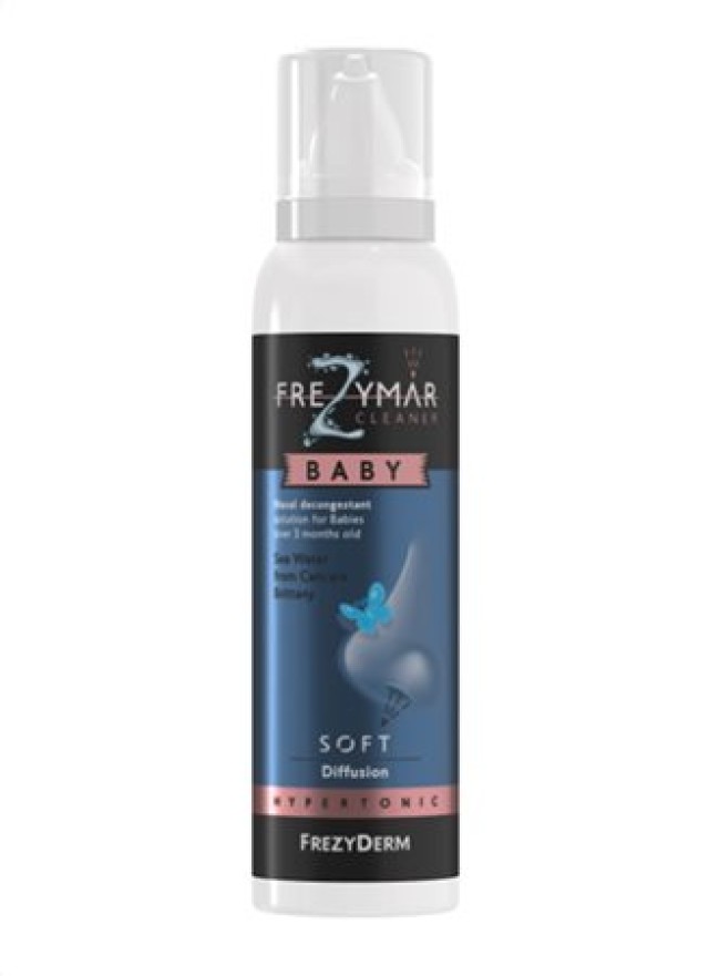 Frezyderm Frezymar Baby Soft Hypertonic Ρινικό Αποσυμφορητικό Διάλυμα Από 3 Μηνών, 120ml