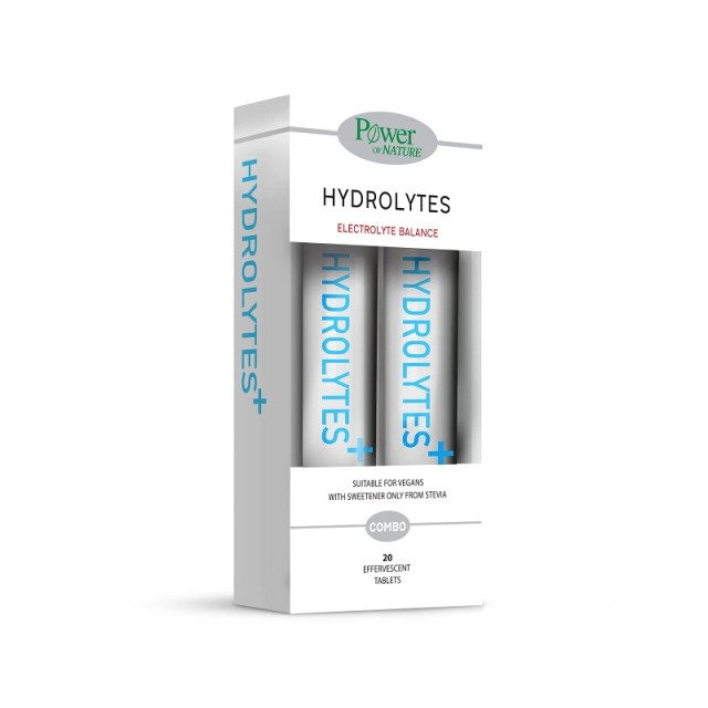 Power Health Set Hydrolytes Συμπλήρωμα Ηλεκτρολυτών, 20 + 20 Aναβράζοντα Δισκία
