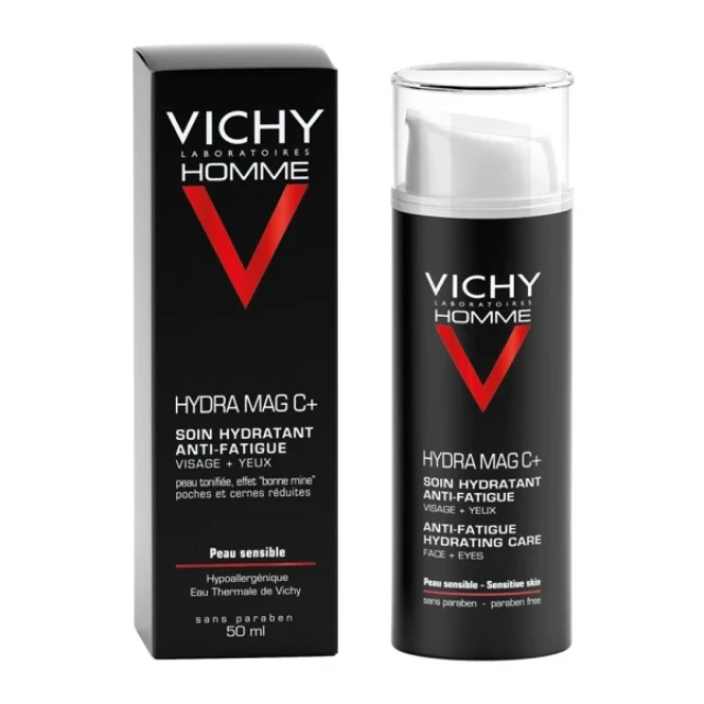 Vichy Homme Hydra Mag C+ Moisturizing Cream for Men Against Ageing
