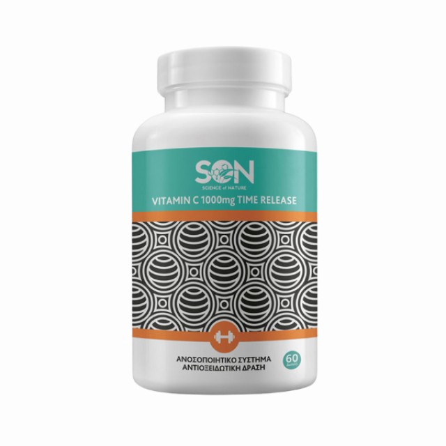 SON Vitamin C Time Release 1000mg Βιταμίνη για Ενίσχυση του Ανοσοπο...