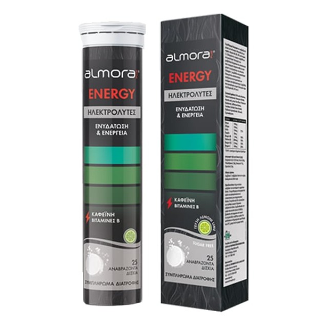 Almora Plus Energy Ηλεκτρολύτες για Ενυδάτωση & Ενέργεια Με Γεύση Λ...