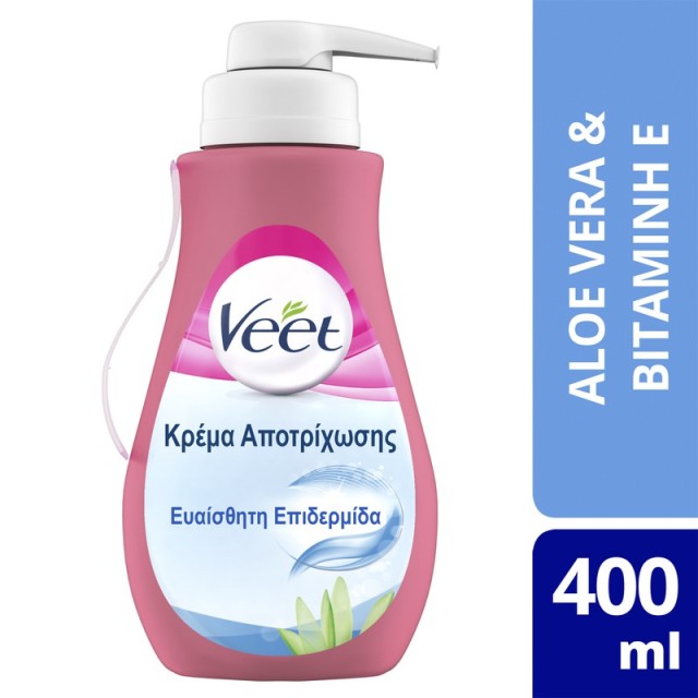 Veet Αποτριχωτική Κρέμα για Ευαίσθητες Επιδερμίδες 400ml