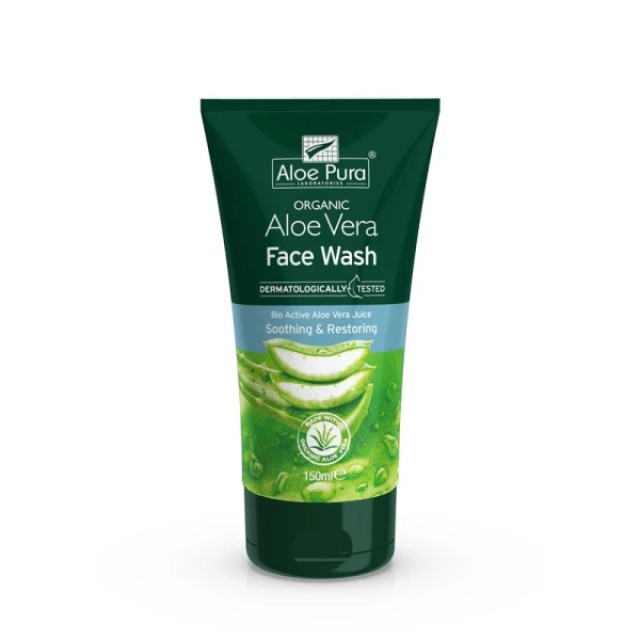 Optima Aloe Pura Organic Aloe Vera Face Wash Καθαριστικό Προσώπου μ...