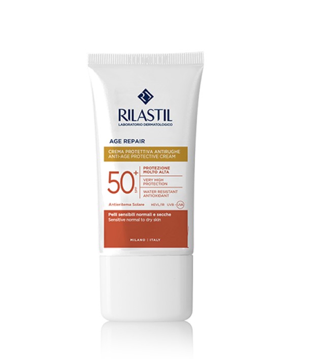Rilastil Sun System Age Repair Anti-Age Protective Cream Αντηλιακή Κρέμα Προσώπου SPF50+, 40ml