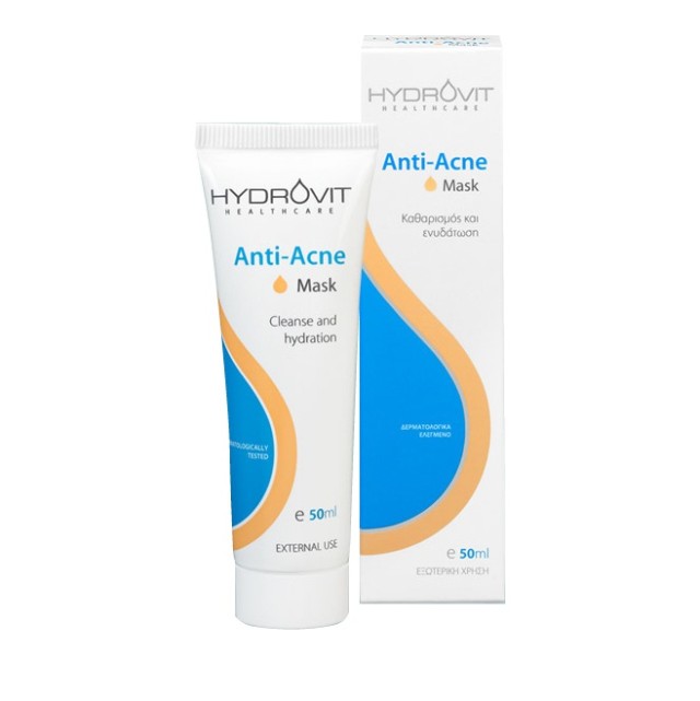 Hydrovit Anti-acne Mask Ενυδατική Μάσκα Για Δέρμα Με Τάση Ακμής 50ml