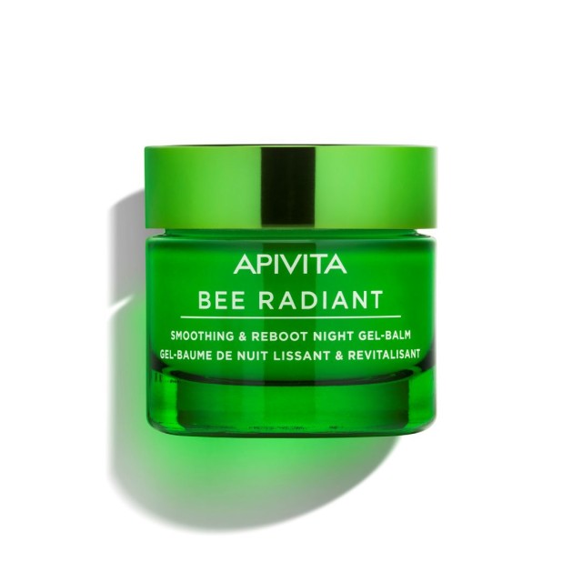 Apivita Bee Radiant Gel - Balm Νύχτας για Λείανση & Αναζωογόνηση με Λευκή Παιώνια & Πατενταρισμένη Πρόπολη, 50ml