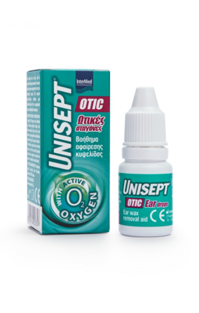 Unisept Otic Drops Ωτικές Σταγόνες για την Αφαίρεση της Κυψελίδας, 10ml