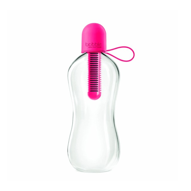 Bobble Carry Cup Μπουκάλι Νερού Με Φίλτρο Άνθρακα Ροζ, 550 ml