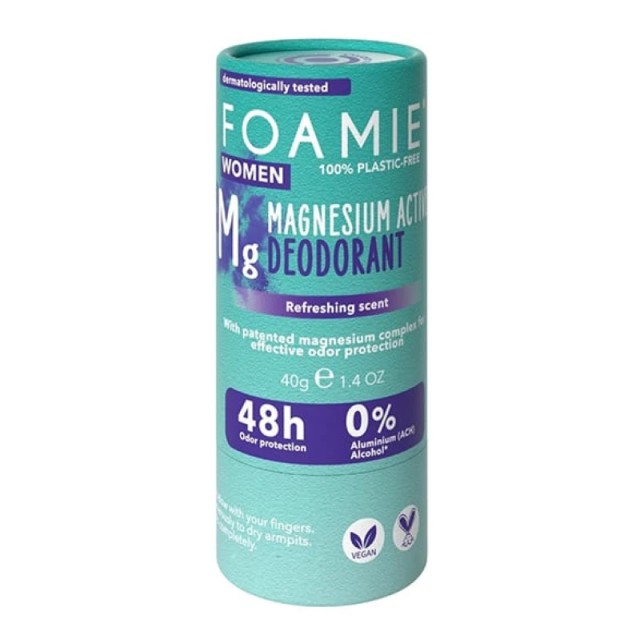 Foamie Solid Deodorant Rain In The Woods Γυναικείο Αποσμητικό σε Μορφή Στικ, 40gr