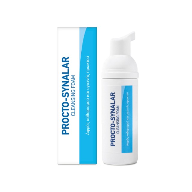 Minerva Procto Synalar Cleansing Foam Αφρός Καθαρισμού & Υγιεινής Πρωκτού, 40ml